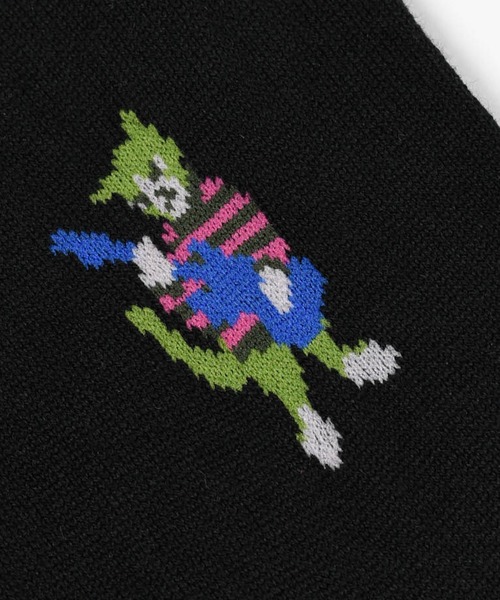 LAD MUSICIAN（ラッドミュージシャン）の「GUITAR CAT SOCKS（ソックス/靴下・メンズ・ブラック系その他/ブラック×パープル/ブラック系その他2・FREE）」の9枚目の写真