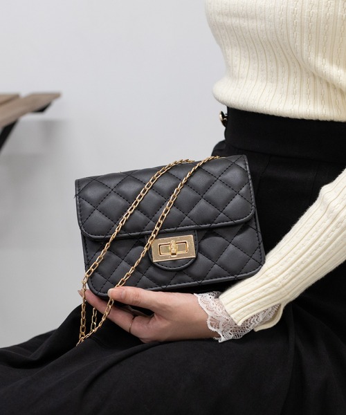 セール】キルティングチェーンショルダーBAG（ショルダーバッグ