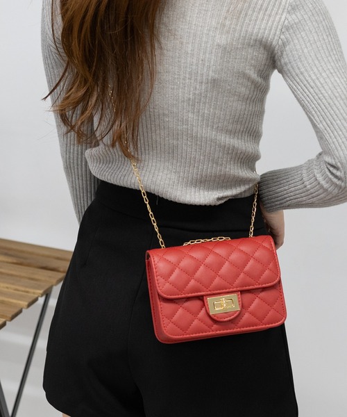 セール】キルティングチェーンショルダーBAG（ショルダーバッグ