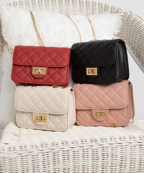 セール】キルティングチェーンショルダーBAG（ショルダーバッグ