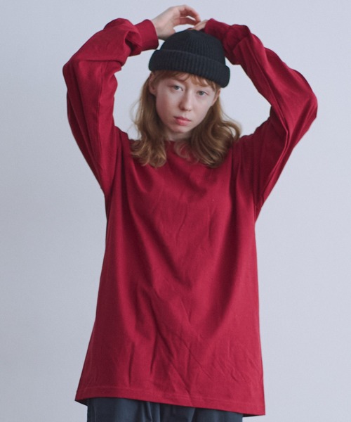 PRO CLUB (プロクラブ)の「PRO5 スーパー ヘヴィ ロング スリーブ Tee(Tシャツ/カットソー・メンズ・ブラック/グレー/バーガンディー/ホワイト・LARGE/MEDIUM/X-LARGE)」の4枚目の写真