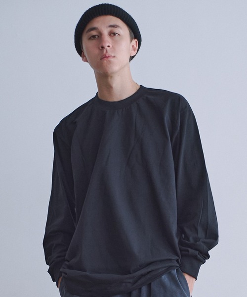 PRO CLUB (プロクラブ)の「PRO5 スーパー ヘヴィ ロング スリーブ Tee(Tシャツ/カットソー・メンズ・ブラック/グレー/バーガンディー/ホワイト・LARGE/MEDIUM/X-LARGE)」の2枚目の写真
