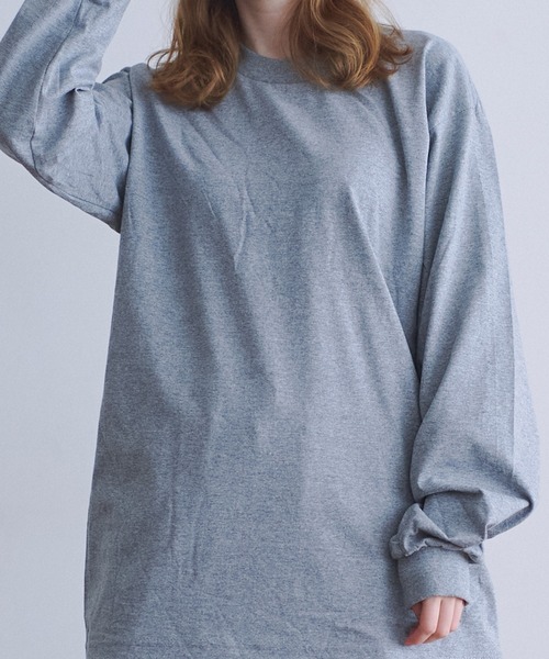 PRO CLUB (プロクラブ)の「PRO5 スーパー ヘヴィ ロング スリーブ Tee(Tシャツ/カットソー・メンズ・ブラック/グレー/バーガンディー/ホワイト・LARGE/MEDIUM/X-LARGE)」の12枚目の写真