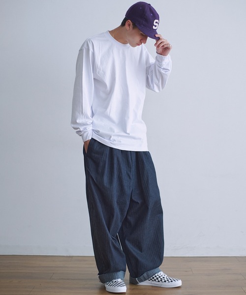PRO CLUB (プロクラブ)の「PRO5 スーパー ヘヴィ ロング スリーブ Tee(Tシャツ/カットソー・メンズ・ブラック/グレー/バーガンディー/ホワイト・LARGE/MEDIUM/X-LARGE)」の7枚目の写真