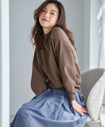 【洗濯機可能/8色展開】ソフトタッチポリエステルニット