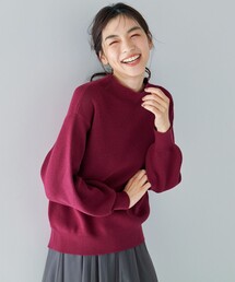 【洗濯機可能/8色展開】ソフトタッチポリエステルニット