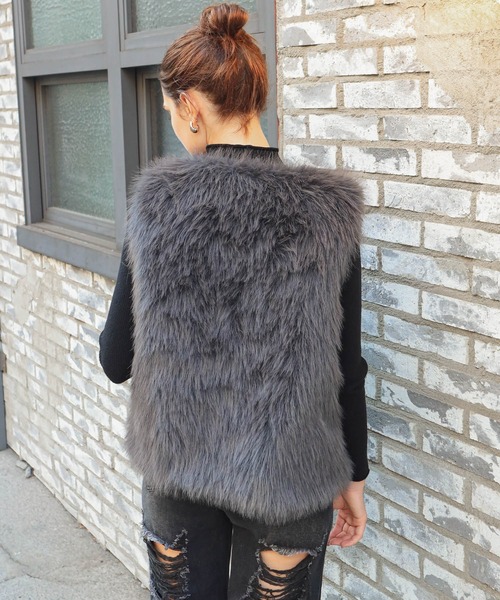 MOGA ファーベスト コカ coca ファーベスト （Gray） -ファッション通販 FASHION WALKER