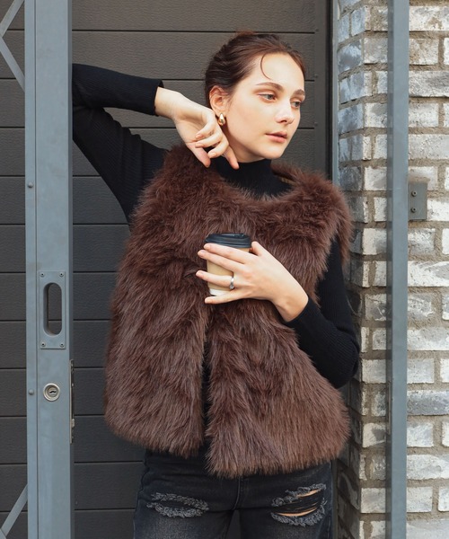 セール】ファーベスト（ベスト）｜GLAMOROUS JANE（グラマラス