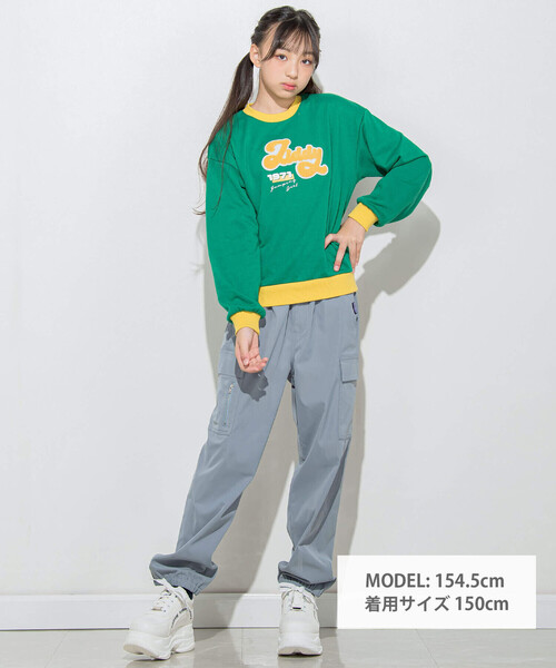 ZIDDY（ジディ）の「ジップ付きカーゴパンツ(130~160cm)（カーゴパンツ・キッズ・ブルー/ブラック・FREE/150cm/140cm/130cm）」の4枚目の写真