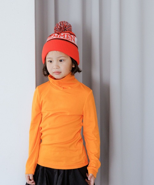 LOWRYS FARM（ローリーズファーム）の「フライスカラータートル　 970846（Tシャツ/カットソー・キッズ・ブルー/ブラック/ホワイト/オレンジ・110cm/120cm/130cm/150cm/140cm）」の4枚目の写真