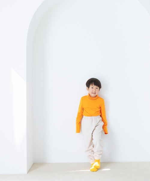 LOWRYS FARM（ローリーズファーム）の「フライスカラータートル　 970846（Tシャツ/カットソー・キッズ・ブルー/ブラック/ホワイト/オレンジ・110cm/120cm/130cm/150cm/140cm）」の5枚目の写真