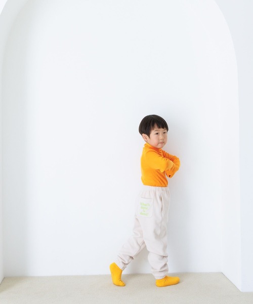 LOWRYS FARM（ローリーズファーム）の「フライスカラータートル　 970846（Tシャツ/カットソー・キッズ・ブルー/ブラック/ホワイト/オレンジ・110cm/120cm/130cm/150cm/140cm）」の7枚目の写真