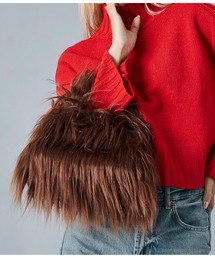 Settimissimo | ロングヤーン フェイファー ハンドルバッグ スモールバッグ(ハンドバッグ)