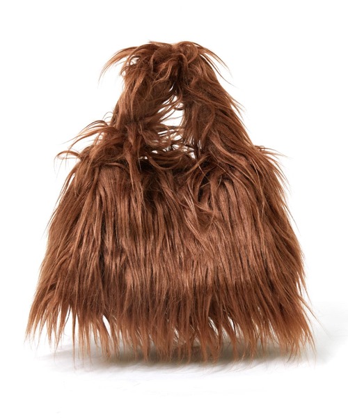 Settimissimo（セッティミッシモ）の「ロングヤーン フェイファー ハンドルバッグ スモールバッグ（ハンドバッグ・レディース・ブラウン/ネイビー/グリーン・FREE）」の22枚目の写真