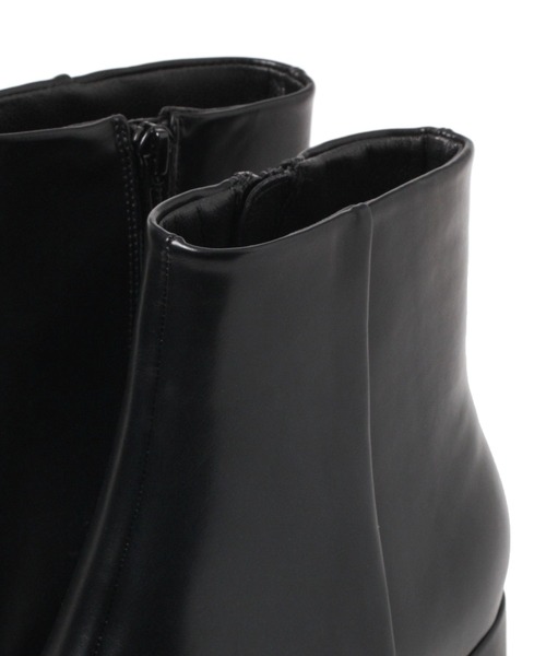 niko and...（ニコアンド）の「オリジナルブロックヒールブーツ（ブーツ・レディース・アイボリー/ブラック・LARGE/SMALL/MEDIUM）」の15枚目の写真