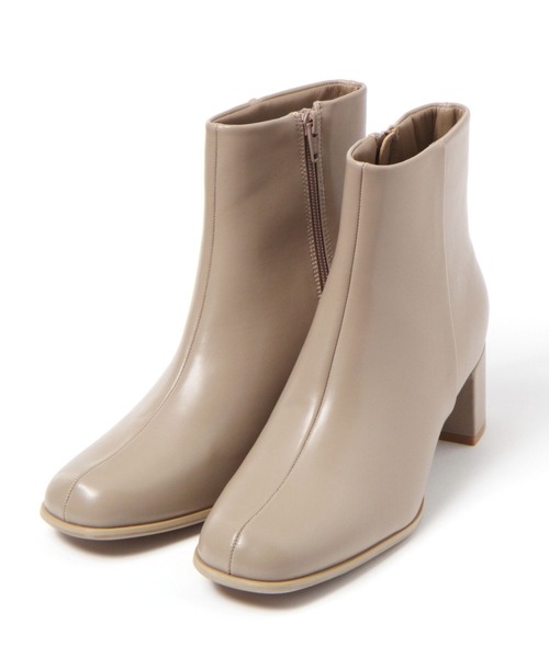 niko and...（ニコアンド）の「オリジナルブロックヒールブーツ（ブーツ・レディース・アイボリー/ブラック・LARGE/SMALL/MEDIUM）」の9枚目の写真