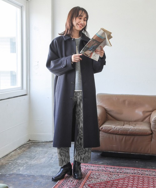 niko and...（ニコアンド）の「オリジナルブロックヒールブーツ（ブーツ・レディース・アイボリー/ブラック・LARGE/SMALL/MEDIUM）」の5枚目の写真