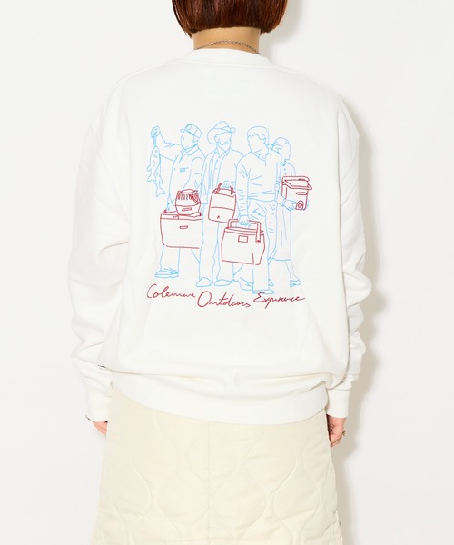 【セール】【 Coleman / コールマン 】ラインアートスウェットクルー CM5521 ArtSweat KFI（スウェット）｜Coleman（コールマン） 5,280円