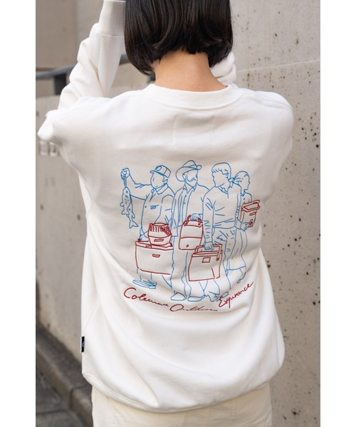 【セール】【 Coleman / コールマン 】ラインアートスウェットクルー CM5521 ArtSweat KFI（スウェット）｜Coleman（コールマン）