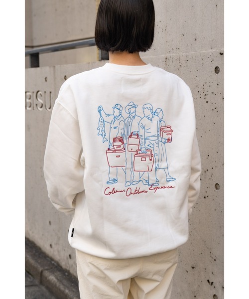 【セール】【 Coleman / コールマン 】ラインアートスウェットクルー CM5521 ArtSweat KFI（スウェット）｜Coleman（コールマン）