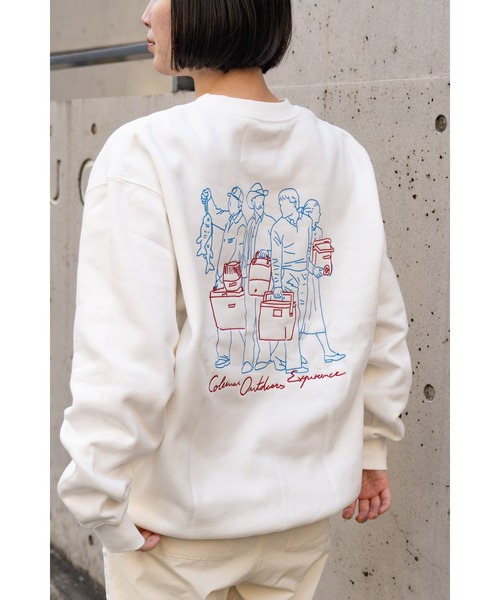 【セール】【 Coleman / コールマン 】ラインアートスウェットクルー CM5521 ArtSweat KFI（スウェット）｜Coleman（コールマン）