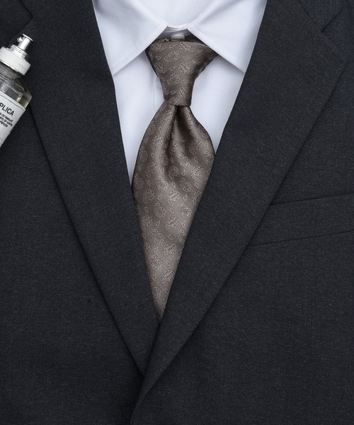 CALIFORNIA OUTFITTERS（カリフォルニア アウトフィッターズ）の「STD 3-10C4 ペイズリー ネクタイ ベーシック（ネクタイ・メンズ・パープル/グレー/グリーン/オレンジ/オレンジ系/ホワイト/ブラック系/ブルー/ネイビー系/レッド/ベージュ系/ワイン/ブラウン/グリーン系/ネイビー/ブラック系1/ホワイト系・ONESIZE）」の8枚目の写真