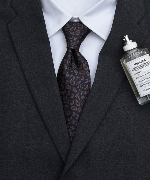 CALIFORNIA OUTFITTERS（カリフォルニア アウトフィッターズ）の「STD 3-10C4 ペイズリー ネクタイ ベーシック（ネクタイ・メンズ・パープル/グレー/グリーン/オレンジ/オレンジ系/ホワイト/ブラック系/ブルー/ネイビー系/レッド/ベージュ系/ワイン/ブラウン/グリーン系/ネイビー/ブラック系1/ホワイト系・ONESIZE）」の13枚目の写真