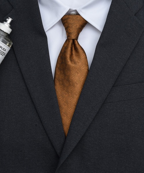 CALIFORNIA OUTFITTERS（カリフォルニア アウトフィッターズ）の「STD 3-10C4 ペイズリー ネクタイ ベーシック（ネクタイ・メンズ・パープル/グレー/グリーン/オレンジ/オレンジ系/ホワイト/ブラック系/ブルー/ネイビー系/レッド/ベージュ系/ワイン/ブラウン/グリーン系/ネイビー/ブラック系1/ホワイト系・ONESIZE）」の17枚目の写真