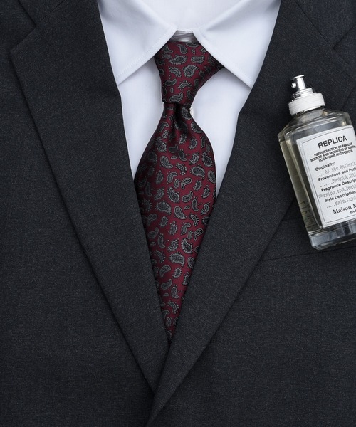 CALIFORNIA OUTFITTERS（カリフォルニア アウトフィッターズ）の「STD 3-10C4 ペイズリー ネクタイ ベーシック（ネクタイ・メンズ・パープル/グレー/グリーン/オレンジ/オレンジ系/ホワイト/ブラック系/ブルー/ネイビー系/レッド/ベージュ系/ワイン/ブラウン/グリーン系/ネイビー/ブラック系1/ホワイト系・ONESIZE）」の16枚目の写真