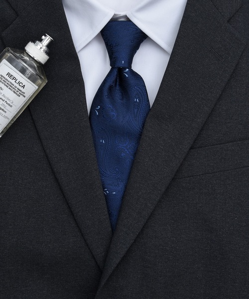 CALIFORNIA OUTFITTERS（カリフォルニア アウトフィッターズ）の「STD 3-10C4 ペイズリー ネクタイ ベーシック（ネクタイ・メンズ・パープル/グレー/グリーン/オレンジ/オレンジ系/ホワイト/ブラック系/ブルー/ネイビー系/レッド/ベージュ系/ワイン/ブラウン/グリーン系/ネイビー/ブラック系1/ホワイト系・ONESIZE）」の12枚目の写真