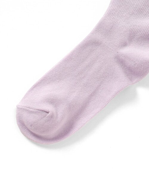 apres les cours（アプレレクール）の「ワンポイントモチーフ刺繍ソックス（ソックス/靴下・キッズ・オフホワイト/イエロー/ラベンダー/ブラック・12/21/15 /18）」の6枚目の写真