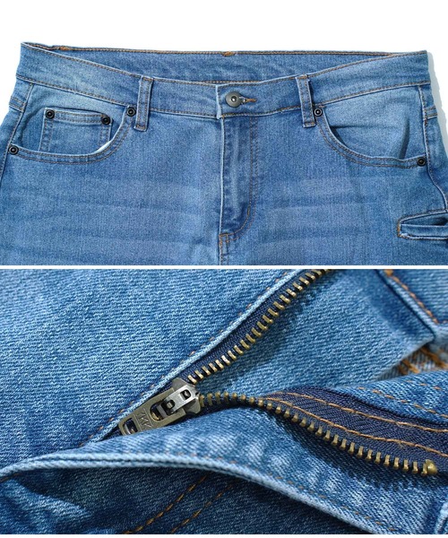 jiggys shop（ジギーズショップ）の「モバイルポケット付ストレッチデニム（デニムパンツ・メンズ・ブルー/ブルー系その他2/ブラック系その他/ブルー系その他/グレー・LARGE/X-LARGE/MEDIUM）」の14枚目の写真