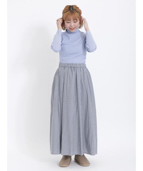 Samansa Mos2(サマンサ モスモス)の「【マシンウォッシャブル】リブタートルネックニット(ニット/セーター・レディース・オフホワイト/ピンク/ブラック/ブルー・F)」の14枚目の写真