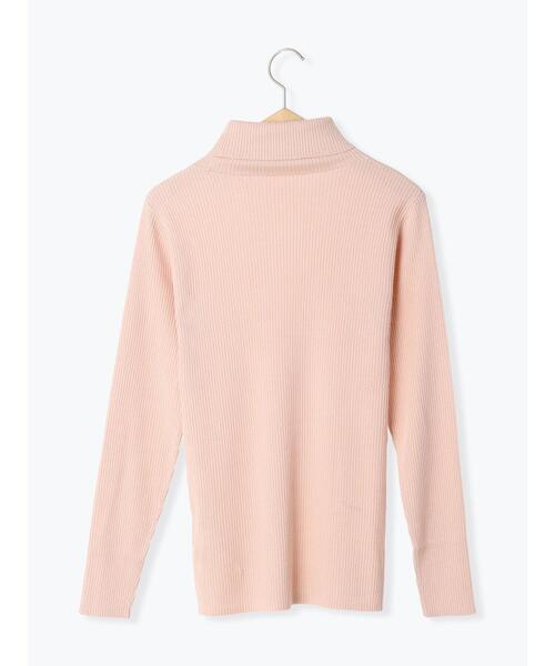 Samansa Mos2(サマンサ モスモス)の「【マシンウォッシャブル】リブタートルネックニット(ニット/セーター・レディース・オフホワイト/ピンク/ブラック/ブルー・F)」の10枚目の写真