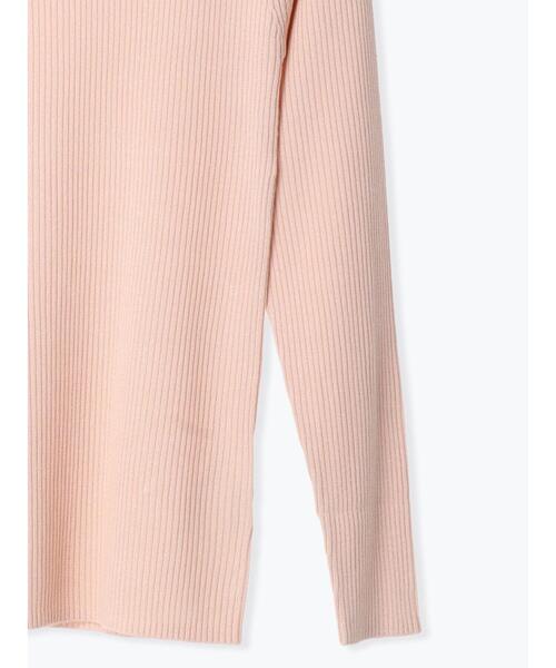 Samansa Mos2(サマンサ モスモス)の「【マシンウォッシャブル】リブタートルネックニット(ニット/セーター・レディース・オフホワイト/ピンク/ブラック/ブルー・F)」の8枚目の写真