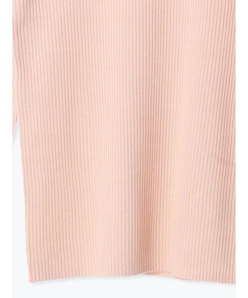 Samansa Mos2(サマンサ モスモス)の「【マシンウォッシャブル】リブタートルネックニット(ニット/セーター・レディース・オフホワイト/ピンク/ブラック/ブルー・F)」の7枚目の写真