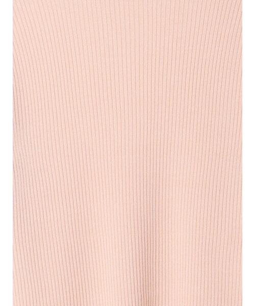 Samansa Mos2(サマンサ モスモス)の「【マシンウォッシャブル】リブタートルネックニット(ニット/セーター・レディース・オフホワイト/ピンク/ブラック/ブルー・F)」の5枚目の写真