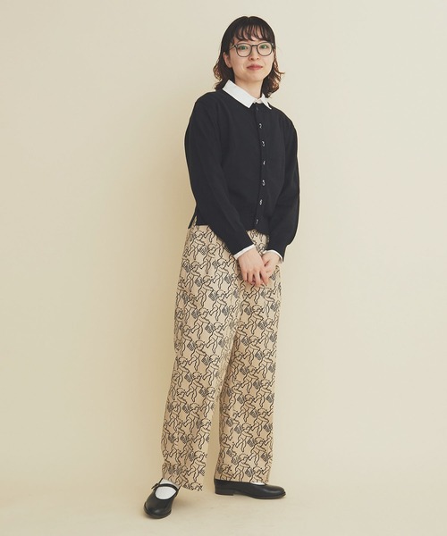 I am I in fact...（アイアムアイインファクト）の「ANGEL CHARM  2tuck pants（その他パンツ・レディース・ベージュ/ネイビー・FREE）」の19枚目の写真