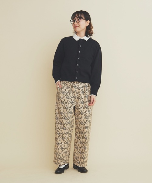 I am I in fact...（アイアムアイインファクト）の「ANGEL CHARM  2tuck pants（その他パンツ・レディース・ベージュ/ネイビー・FREE）」の16枚目の写真