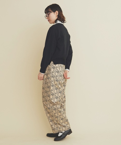 I am I in fact...（アイアムアイインファクト）の「ANGEL CHARM  2tuck pants（その他パンツ・レディース・ベージュ/ネイビー・FREE）」の17枚目の写真