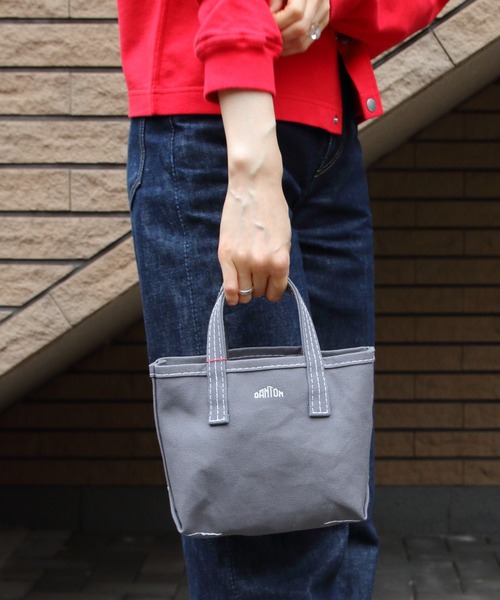 DANTON（ダントン）の「DANTON/ダントン　ヴォージュプチ　VOSGES PETIT（トートバッグ・レディース・グレー/ナチュラル/チェリーピンク/グレー系その他/グリーン/ネイビー/オレンジ/コバルトブルー・FREE）」の3枚目の写真