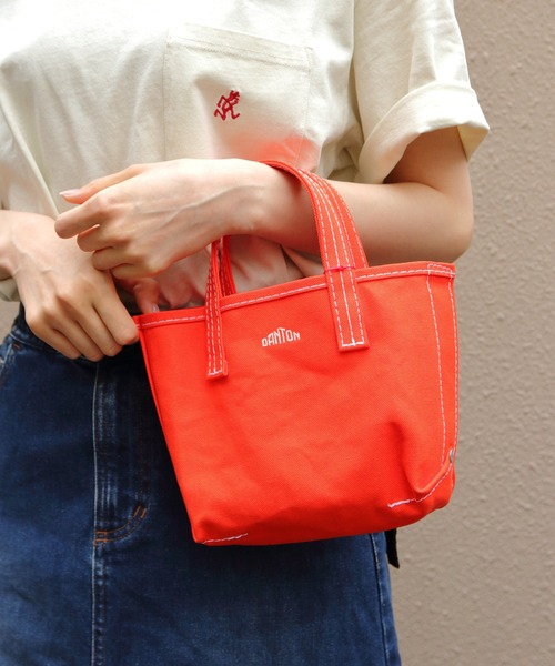 DANTON（ダントン）の「DANTON/ダントン　ヴォージュプチ　VOSGES PETIT（トートバッグ・レディース・グレー/ナチュラル/チェリーピンク/グレー系その他/グリーン/ネイビー/オレンジ/コバルトブルー・FREE）」の8枚目の写真