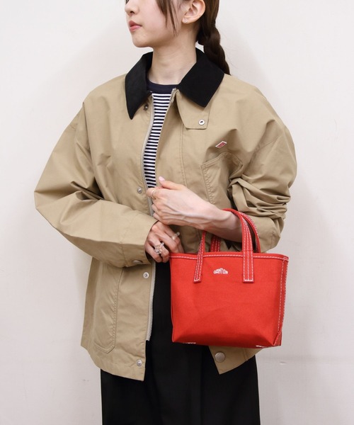 DANTON（ダントン）の「DANTON/ダントン　ヴォージュプチ　VOSGES PETIT（トートバッグ・レディース・グレー/ナチュラル/チェリーピンク/グレー系その他/グリーン/ネイビー/オレンジ/コバルトブルー・FREE）」の14枚目の写真