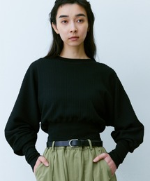 Libra Cue（リブラ キュー）の「ロングリブスリーブプルオーバー（Tシャツ/カットソー・レディース）」