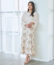 mysty woman | 【WEB限定カラーあり！】シアータックスリーブプルオーバー　106910(Tシャツ/カットソー)