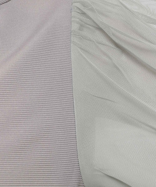 mysty woman（ミスティウーマン）の「【WEB限定カラーあり！】シアータックスリーブプルオーバー　106910（Tシャツ/カットソー・レディース・ホワイト系その他/オフホワイト/グレー/ブラック・FREE）」の22枚目の写真