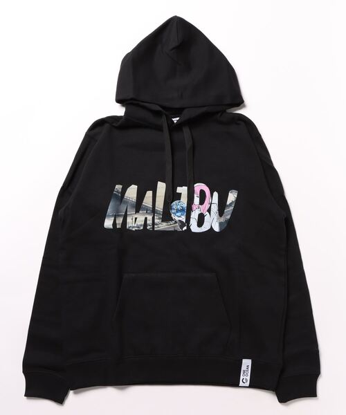 MALIBU SHIRTS（マリブシャツ）の「ＳＴＡＮＤＡＲＤ　Hｏｏｄｉｅ　ＢＳＷ Girl S（Tシャツ/カットソー・メンズ・ブラック/ホワイト・L/S/M）」の2枚目の写真