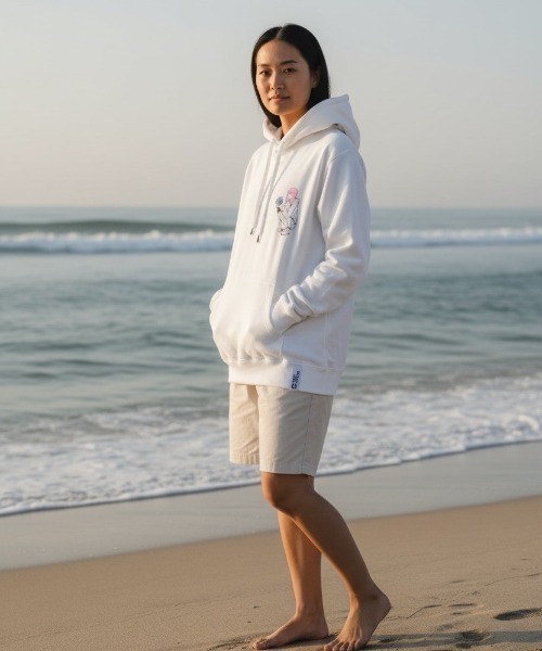 MALIBU SHIRTS(マリブシャツ)の「STANDARD Hoodie BSW Girl S(Tシャツ/カットソー・メンズ・ブラック/ホワイト・L/S/M)」の7枚目の写真