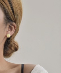 花柄ピアス