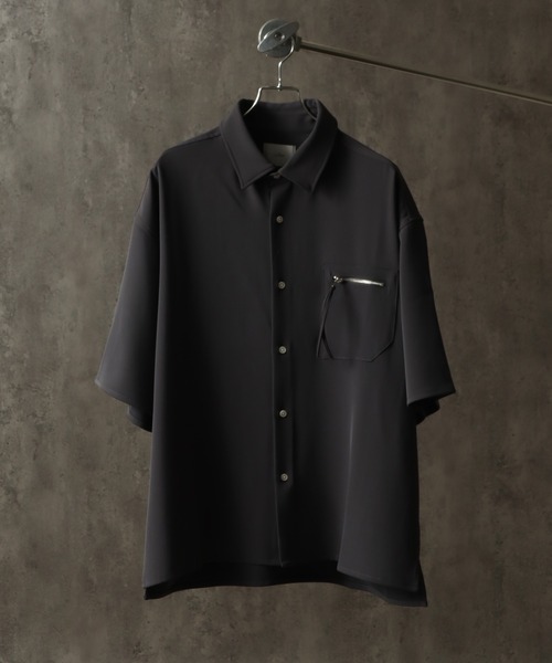 CLANE クラネ ハーフスリーブ ヒュージ シャツ 18122-4202-kk